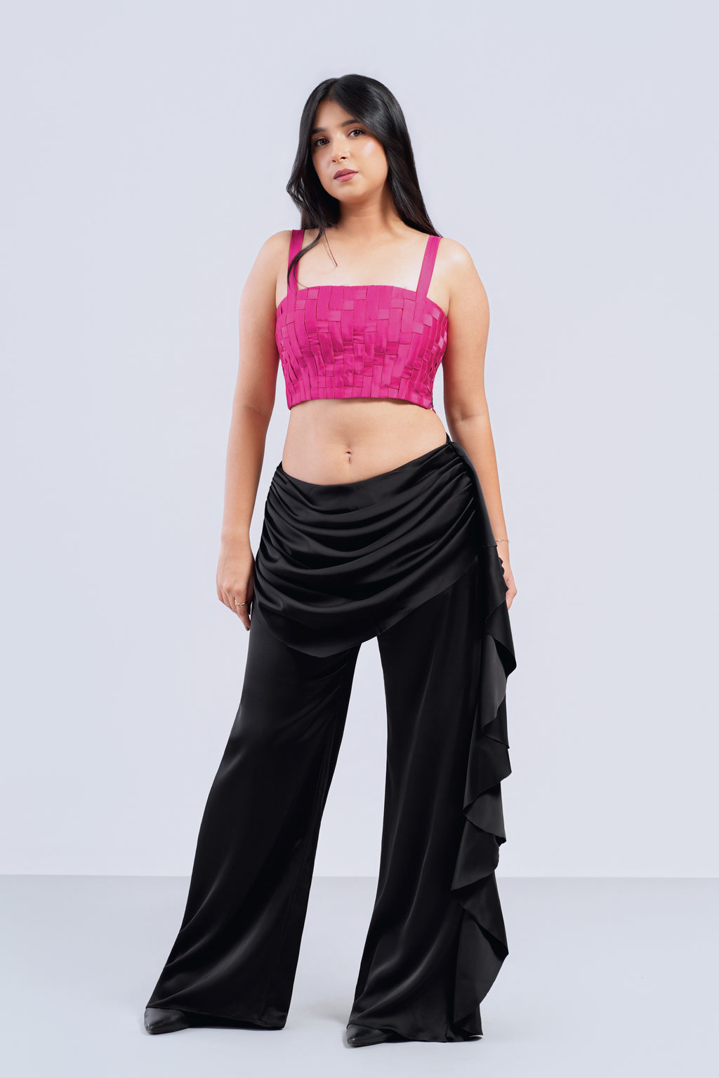 The Loom Top in Icon Pink