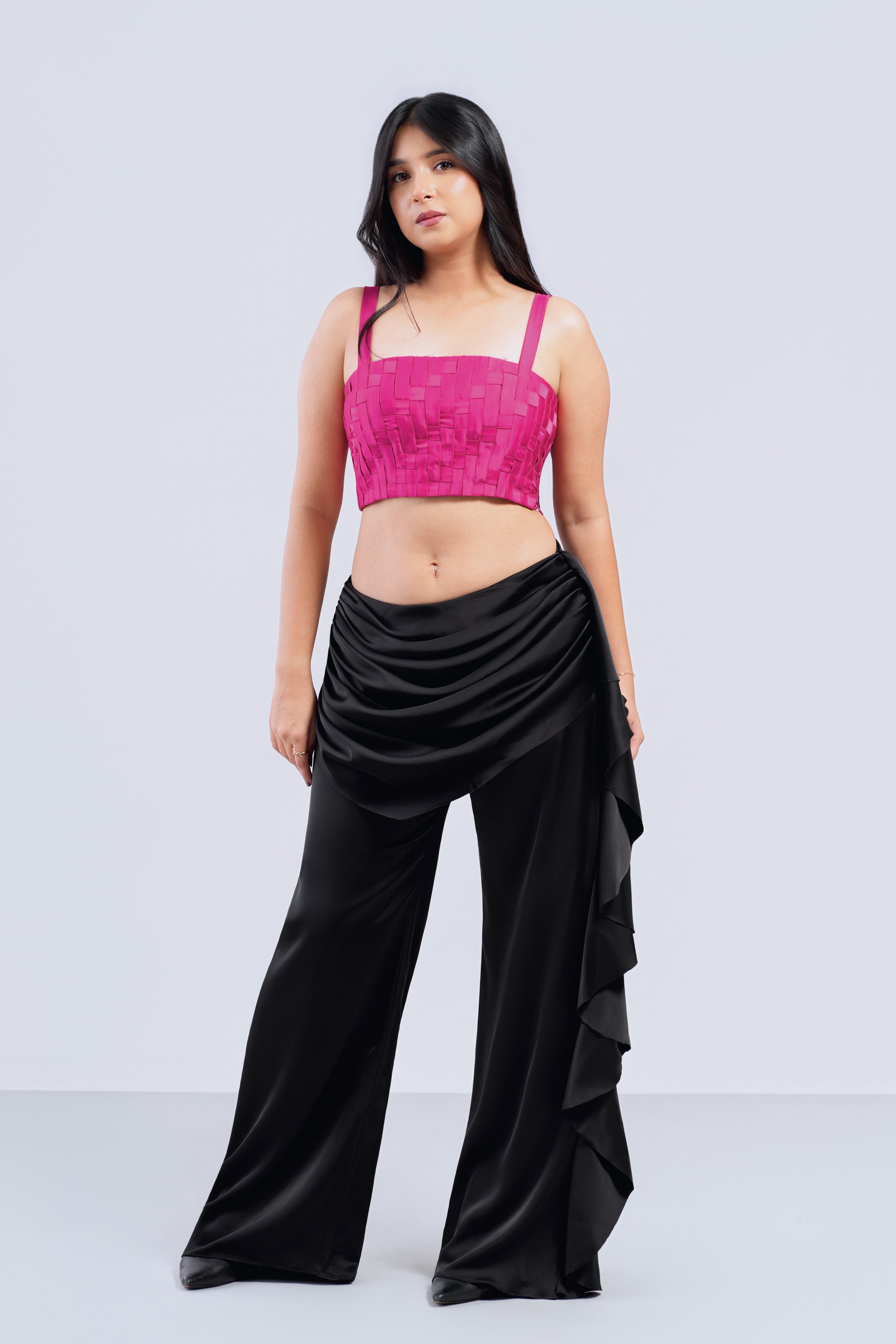 The Loom Top in Icon Pink