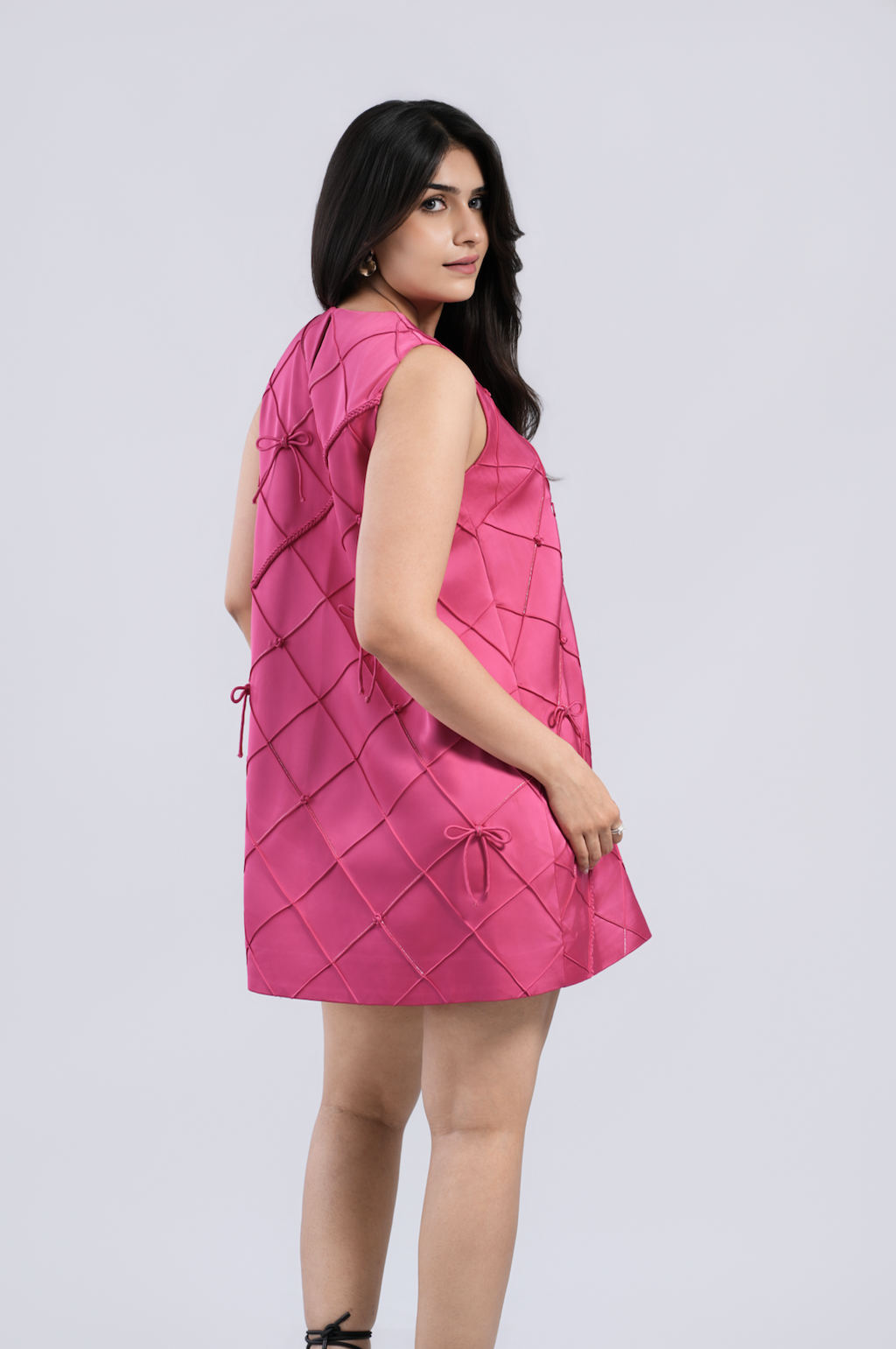 Plie Dress Icon Pink - Back