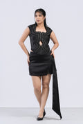Halo Skirt in Classic Black