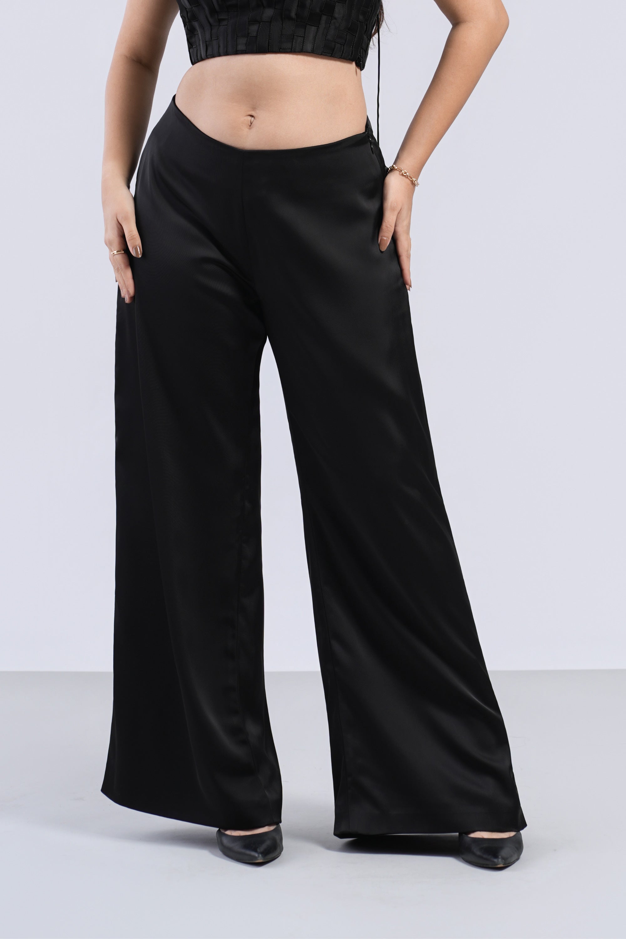 Line Trousers in Classic Black