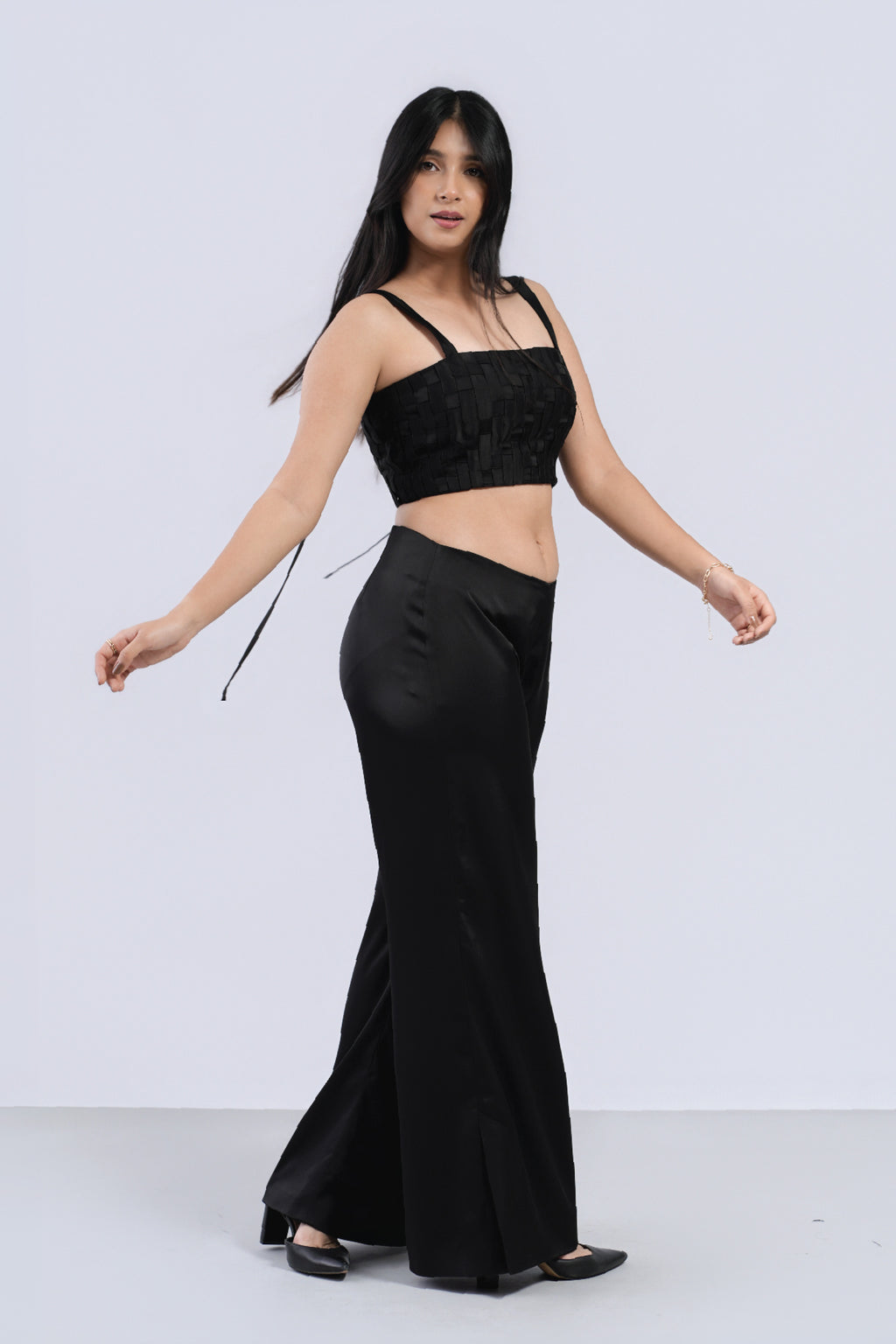 Line Trousers in Classic Black