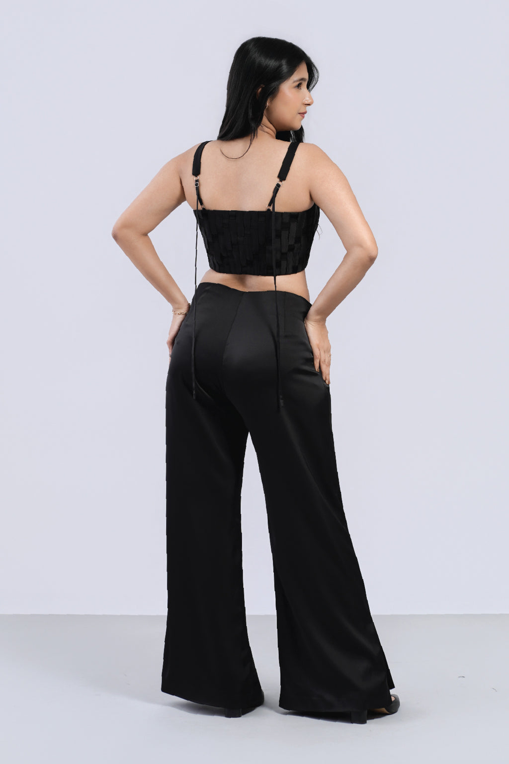 Line Trousers in Classic Black